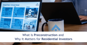 What Is Preconstruction and Why It Matters for Residential Investors